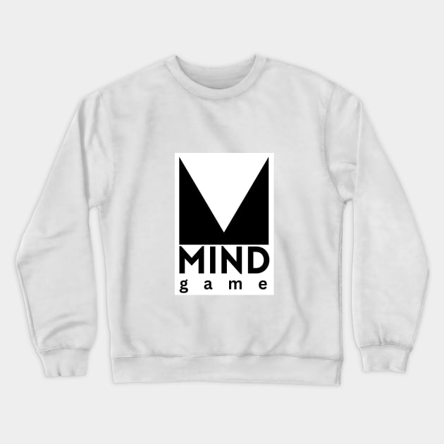 Mind game text design Crewneck Sweatshirt by shankar designs